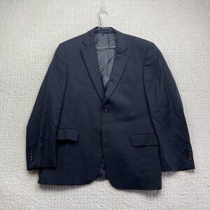 S Cohen Montreal 42S Navy Blue Pure Wool Atlanta Mens Blazer Sport Coat Jacket